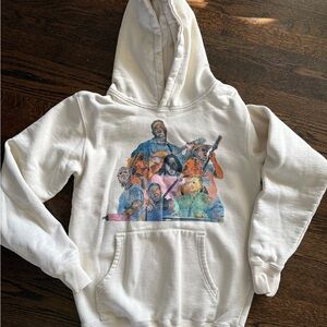 Zach Bryan Quittin’ Time Tour Cream Hoodie